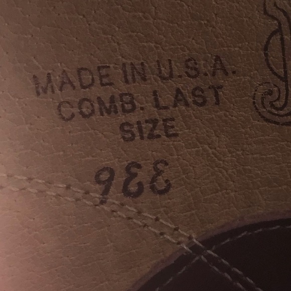 Justin Cowboy Boots Style #3037 Burgundy Wine Ropers Men's Size 9EE - Picture 7 of 8